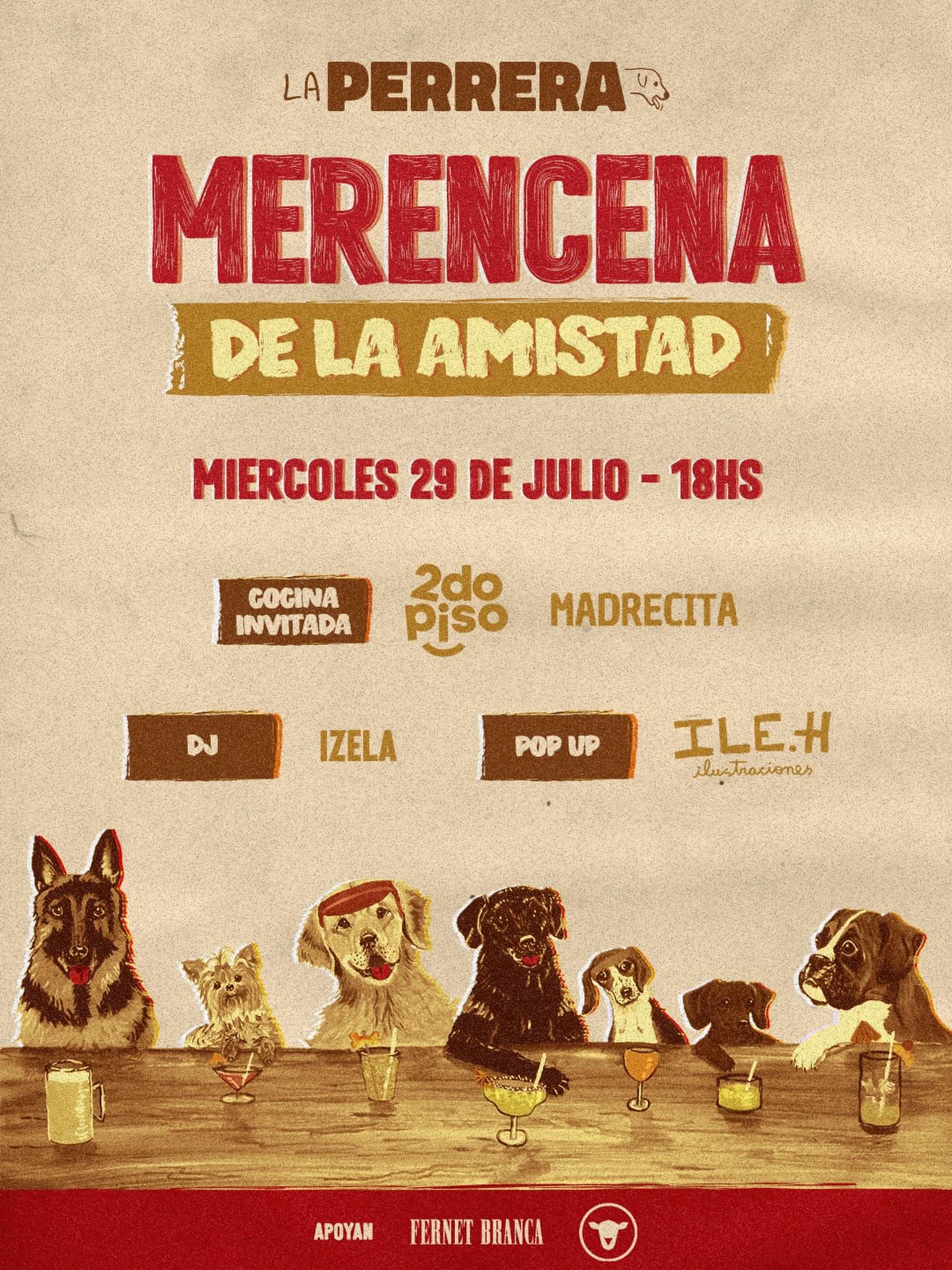 Afiche de Merencena de la Amistad